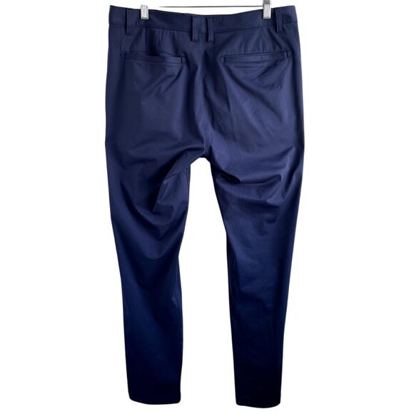 Rhone Sz 33 Commuter Slim Pant Navy Stretch Golf Office Comfort Breathable - Picture 5 of 16